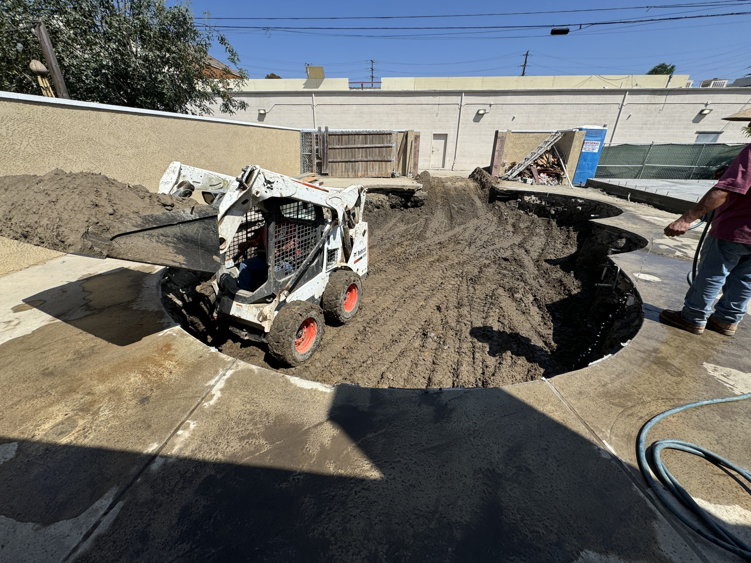 pool demolition backfill in Los Angeles